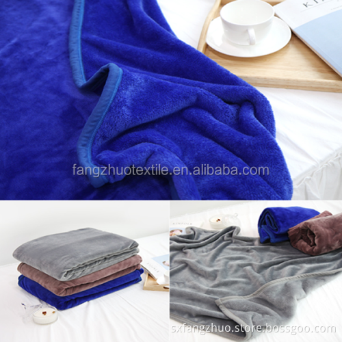 Useful soft polyester fabric Cheap Wholesale bataniye micro plush coral blanket